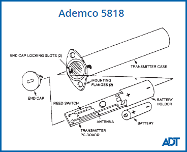 Ademco 5818 Sensor Diagram