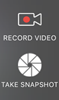 record Video and Take Snapshot icons