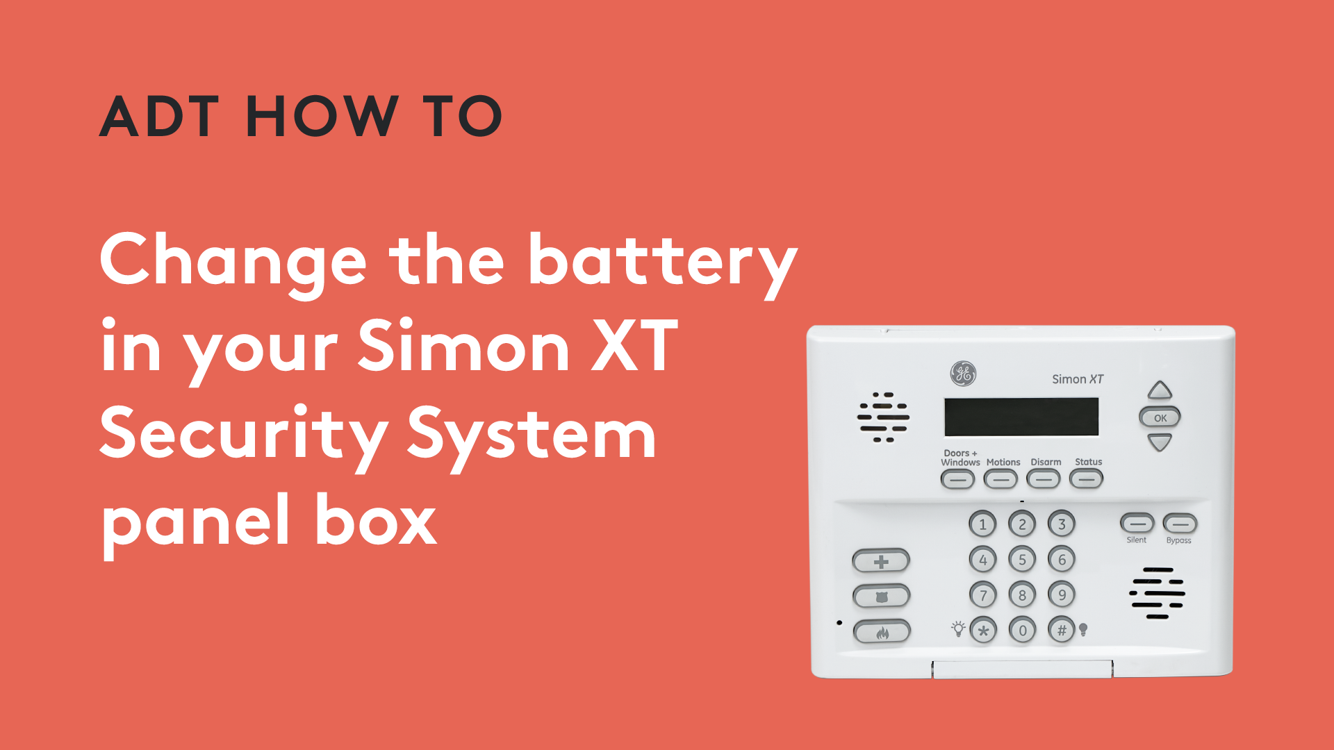 How to replace your Simon XT panel battery