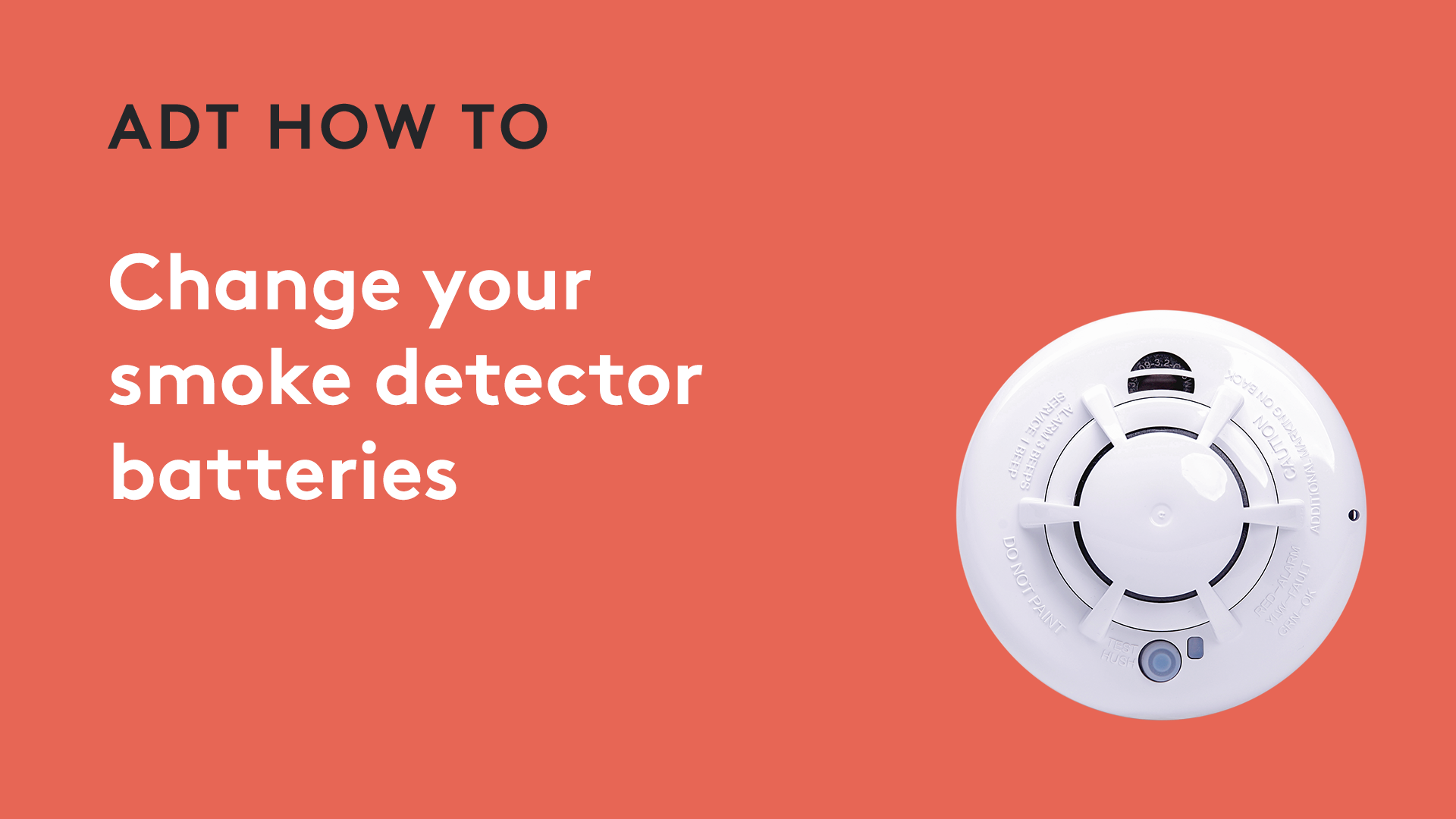 How to change your smoke detector batteries - Apollo